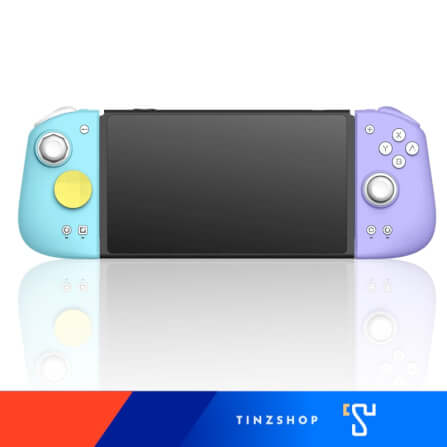 จอยเกมไร้สาย Mobapad Gemini M6S สีพาสเทล ม่วง/ฟ้า_2